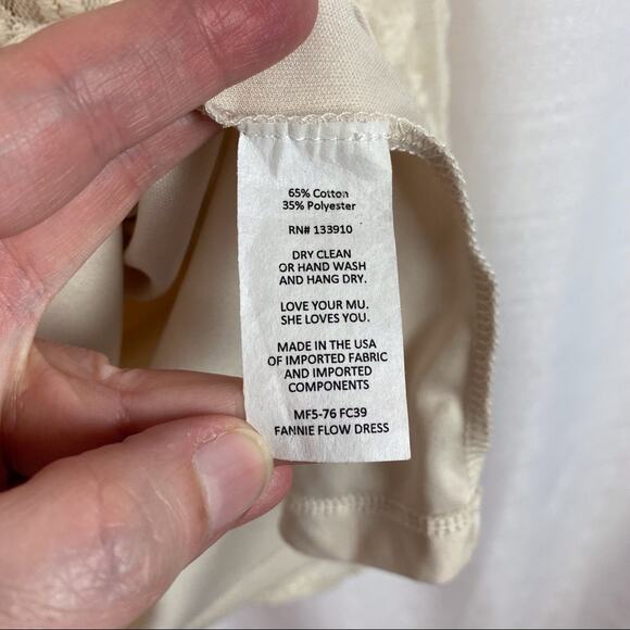 Show Me Your MuMu Ivory Lace Fannie Flow Dress Sz.S - Picture 10 of 12